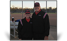 Mark with fellow USSSA Umpire (and wife), Shana, 2014 Fayetteville, AR
