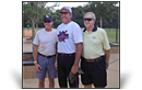 Aug. 2014 in Altamonte Springs, FL, with 1983 Lawson Auto Parts Teammates,Tom Russell and John Emerson